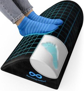 Memory Foam Footrest for Ergonomic Support