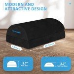 StepLively Under-Desk Ergonomic Footrest, Large, Black