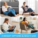 StepLively Under-Desk Ergonomic Footrest, Large, Black