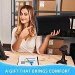 StepLively Under-Desk Ergonomic Footrest, Large, Black