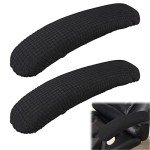 Ergonomic Black Armrest Covers for Office Chairs
