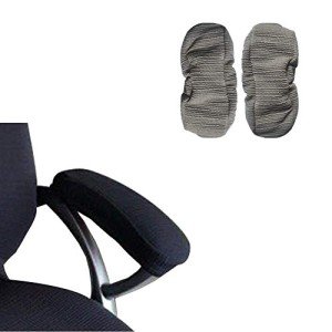 Washable Ergonomic Chair Armrest Pad Covers - Gray