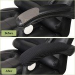 Ergonomic Black Armrest Covers for Office Chairs