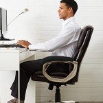 Ergonomic Black Armrest Covers for Office Chairs