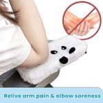 Plush Panda Armrest Pads - Ergonomic Comfort Set