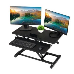 Ergonomic 32" Standing Desk Converter for Home Office