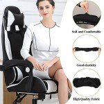 Ergonomic Black Armrest Covers for Office Chairs