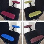Melaluxe Grey Armrest Covers for Office Chairs