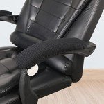 Ergonomic Black Armrest Covers for Office Chairs