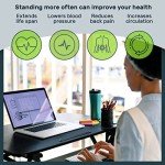 Ergonomic 32" Standing Desk Converter for Home Office