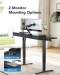 Height Adjustable Electric Standing Desk with Drawers