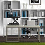 36-Inch Adjustable Stand-Up Desk Converter, Black