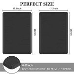 Ergonomic Anti-Fatigue Kitchen Mat: Cushioned, Non-Slip Comfort for Home & Office