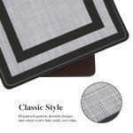  Mattitude Anti-Fatigue Kitchen Mat Set: Cushioned, Non-Slip Comfort for Home & Office (2-Pack, Black/Gray)