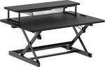 36-Inch Adjustable Stand-Up Desk Converter, Black
