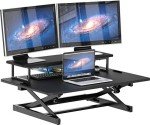36-Inch Adjustable Stand-Up Desk Converter, Black