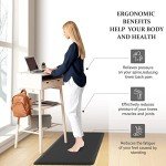 Ergonomic Anti-Fatigue Kitchen Mat: Cushioned, Non-Slip Comfort for Home & Office