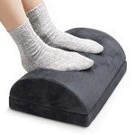 Sky Solutions Ergonomic Memory Foam Footrest: Adjustable Under Desk Comfort