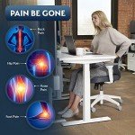 Sky Solutions Ergonomic Memory Foam Footrest: Adjustable Under Desk Comfort