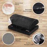 Sky Solutions Ergonomic Memory Foam Footrest: Adjustable Under Desk Comfort