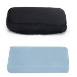 Comfort Armrest Pads for Office Chair Gaming Chair Arm Rest Covers for Elbows Ergonomic Armrest Pillow Pads for Desk Chair (Black, Set of 2)