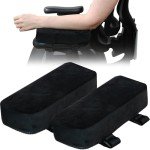 Ergo Office Arm Rest Cushion - Set of 2 Office Chair Arm Pads for Elbow Pain Relief - Computer Office Chair Arm Covers for Comfortable Desk Setup