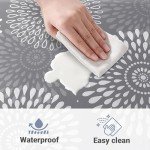 LuxStep Kitchen Mat Waterproof Kitchen Rugs for Floor Cushioned Anti-Fatigue Mat Non-Slip Standing Desk Mat Comfort Floor Mats for House Sink Office 17.3" x 28" Grey