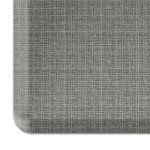 NewLife by GelPro Ergo-Foam Cushioned Anti-Fatigue Standing Kitchen Floor Mat, Padded Stain-Resistant, Waterproof, Non-Slip Comfort Padded Desk/Office Mat - 20" x 72", Patina Grey