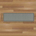 NewLife by GelPro Ergo-Foam Cushioned Anti-Fatigue Standing Kitchen Floor Mat, Padded Stain-Resistant, Waterproof, Non-Slip Comfort Padded Desk/Office Mat - 20" x 72", Patina Grey