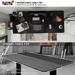 Win Up Time Standing Desk Adjustable Height- Whole Piece Desktop Stand Up Desk, Electric Standing Desk, Sit to Stand Desk for Home & Office Computer Desk