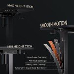 SOHOMACH Electric Standing Desk - Adjustable Height with Memory Preset, 55 x 24 Inches Ergonomic Design Stand Up Home Office Standing Desk