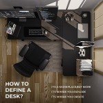SOHOMACH Electric Standing Desk - Adjustable Height with Memory Preset, 55 x 24 Inches Ergonomic Design Stand Up Home Office Standing Desk