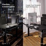 SOHOMACH Electric Standing Desk - Adjustable Height with Memory Preset, 55 x 24 Inches Ergonomic Design Stand Up Home Office Standing Desk