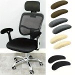 BAIDATONG Office Chair Armrest Covers,Chair Armrest Cover Universal Fit for Office Chair,Desk Chair, Gaming Chair (Black, 2Pcs/Set (10-13) x (2-4) x 1.9 inches)