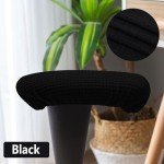 BAIDATONG Office Chair Armrest Covers,Chair Armrest Cover Universal Fit for Office Chair,Desk Chair, Gaming Chair (Black, 2Pcs/Set (10-13) x (2-4) x 1.9 inches)