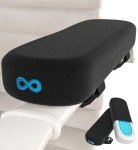   Memory Foam Office Chair Armrest Pads | Soft Elbow & Forearm Support for Desk & Gaming Chairs