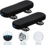   Memory Foam Office Chair Armrest Pads | Soft Elbow & Forearm Support for Desk & Gaming Chairs