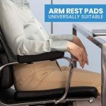   Memory Foam Office Chair Armrest Pads | Soft Elbow & Forearm Support for Desk & Gaming Chairs