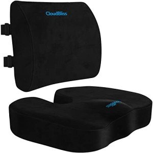 CloudBliss Memory Foam Seat Cushion for Comfort