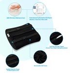 Comfortable Memory Foam Seat Cushion & Lumbar Pillow
