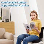 Comfortable Memory Foam Seat Cushion & Lumbar Pillow
