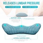 Memory Foam Lumbar Support Pillow for Pain Relief