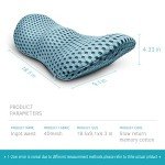 Memory Foam Lumbar Support Pillow for Pain Relief