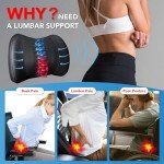 Memory Foam Lumbar Support Pillow for Pain Relief