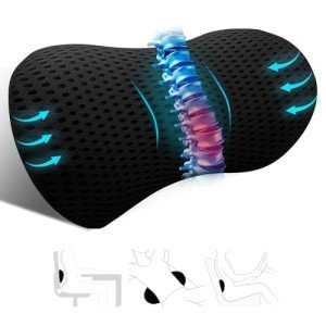 Ergonomic Memory Foam Lumbar Support Pillow