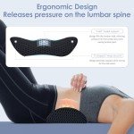 Ergonomic Memory Foam Lumbar Support Pillow