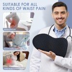 Ergonomic Memory Foam Lumbar Support Pillow