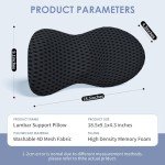 Ergonomic Memory Foam Lumbar Support Pillow