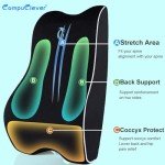 Memory Foam Lumbar Support Pillow with 3D Mesh