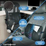 Samsonite Memory Foam Lumbar Support Pillow